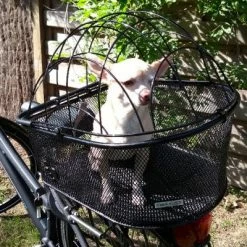 Maxxus Panier Vélo Pour Petit Chien En Acier Sur Porte Bagages -Bike Boutique de vente panier velo pour petit chien en acier sur porte bagages full 4