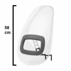 Pare Brise Vélo Pour Siège Bobike One+ Mini -Bike Boutique de vente pare brise velo pour siege bobike one mini gris full 3