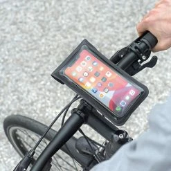 Etui étanche Pour Smartphone Sur Guidon Vélo PhoneBag Light Klickfix -Bike Boutique de vente phonebag light m klickfix smartphone guidon