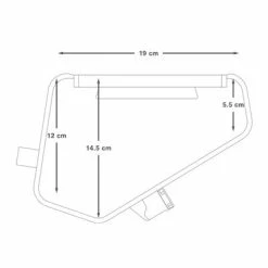 Poche D'hydratation 1.5L Pour Sacoche Gravel Frame Pack Apidura -Bike Boutique de vente poche d hydratation 1 5l pour sacoche gravel frame pack apidura full 6