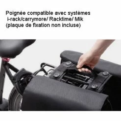 Poignée Additionnelle Pour Sacoche Double Vélo Basil -Bike Boutique de vente poignee additionnelle pour sacoche double velo basil full 3
