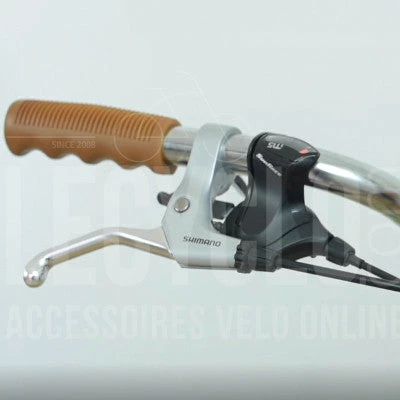 Brandless Poignées De Vélo Vintage Caramel Avec Creux 110 Mm 3 Brandless Poignées De Vélo Vintage Caramel Avec Creux 110 Mm – Image 3