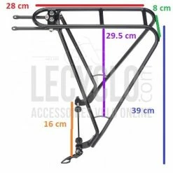 Porte-bagage Arrière De Vélo 26 Pouces TUBUS - DISCO -Bike Boutique de vente porte bagage arriere de velo 26 pouces tubus disco full 3