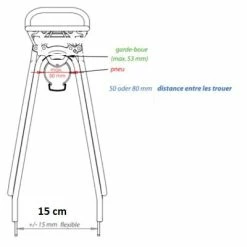 Porte Bagage Arrière Pour Vélo Avec Fixation Racktime Tourit -Bike Boutique de vente porte bagage arriere pour velo avec fixation racktime tourit full 3