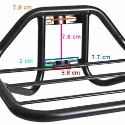 Porte Bagage De Vélo Avant Large Steco -Bike Boutique de vente porte bagage de velo avant large steco full 3