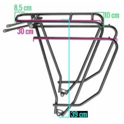 Porte Bagage De Vélo TUBUS Logo Evo Noir -Bike Boutique de vente porte bagage de velo tubus logo evo noir full 4