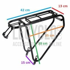 Porte Bagage Noir Charge 35 Kg Vélo Steco 6 Porte Bagage Noir Charge 35 Kg Vélo Steco -Bike Boutique de vente porte bagage noir charge 35 kg velo steco full 3