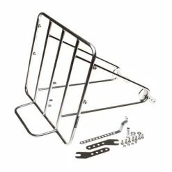 Porte-bagages Avant Argent Pour Vélo Frontière - BLB -Bike Boutique de vente porte bagages avant argent pour velo frontiere blb full 5