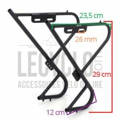 Porte Bagages Avant Vélo 26 à 28 Pouces Lowrider LR-F02 XLC -Bike Boutique de vente porte bagages avant velo 26 a 28 pouces lowrider lr f02 xlc full 3