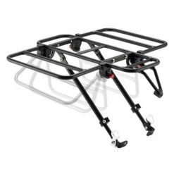 Newton Porte-bagages Vélo Avant à Plateforme Avec CÎtés Rabattables