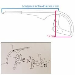 Protection Chaine Vélo Résistant 46 Et 48 Dents SKS -Bike Boutique de vente protection chaine velo resistant 46 et 48 dents sks full 4