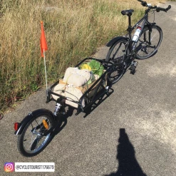 Brandless Remorque Vélo Mono Roue Avec Amortisseur -Bike Boutique de vente remorque velo cylotourist176679
