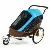 Remorque Vélo Pliable Pour 2 Enfants Maxxus