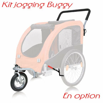 Remorque Vélo Pour Chien De Moins De 30 Kg - Trixie 2 Remorque Vélo Pour Chien De Moins De 30 Kg - Trixie – Image 2