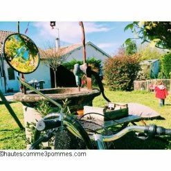 Messingschlager Rétroviseur Pour Vélo Avec Bras Long Et Grand Miroir 105 Mm -Bike Boutique de vente retroviseur pour velo avec bras long et grand miroir 105 mm full 6