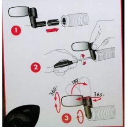 Rétroviseur Vélo Spin Zefal 7 Rétroviseur Vélo Spin Zefal -Bike Boutique de vente retroviseur velo spin zefal full 4