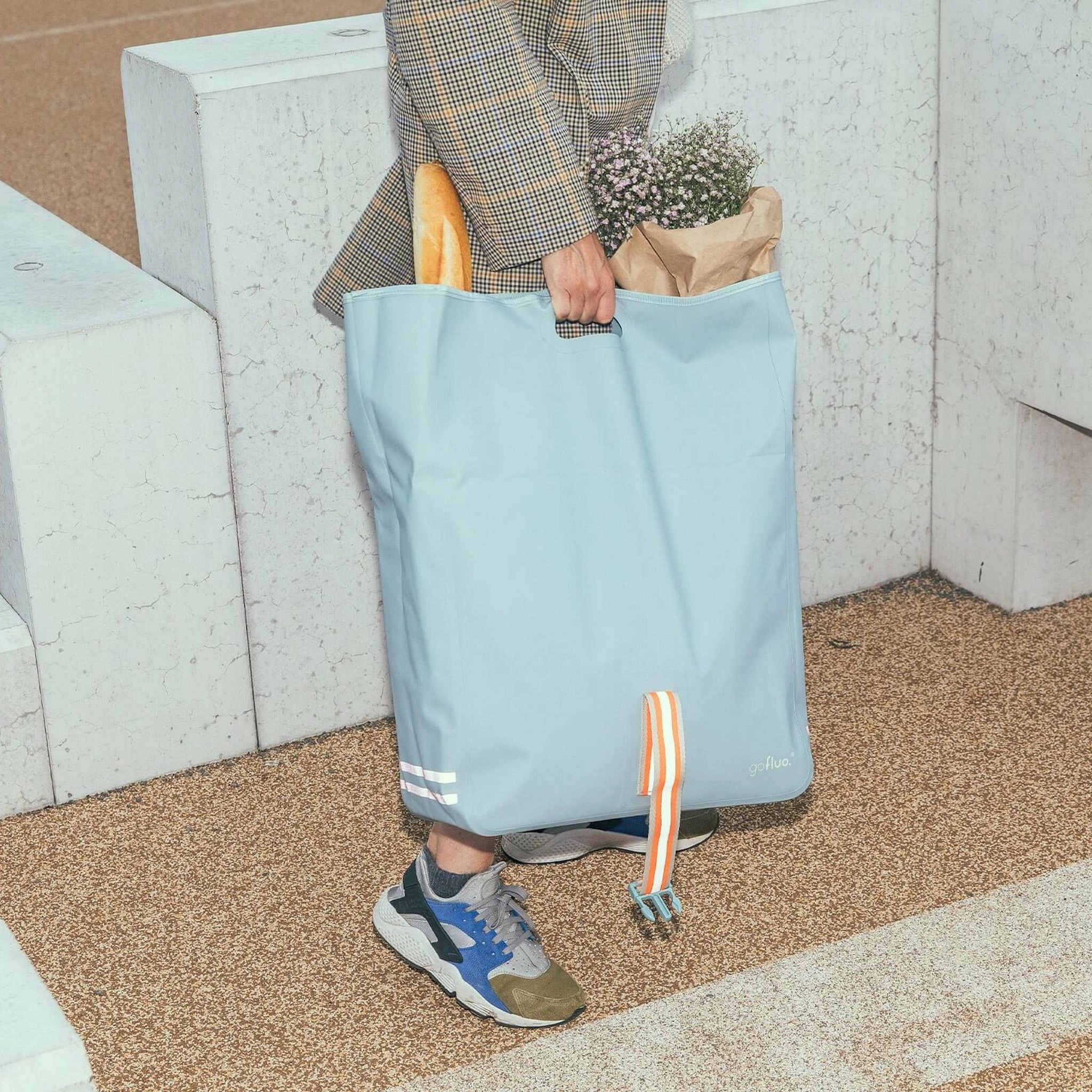 Sac De Courses Avec Son Sac Isotherme Sur Porte-bagages Houston Go Fluo 6 Sac De Courses Avec Son Sac Isotherme Sur Porte-bagages Houston Go Fluo – Image 6