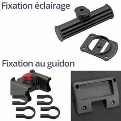 Sacoche Guidon Avec Fixation Feu Allrounder Touring Klickfix -Bike Boutique de vente sacoche guidon avec fixation feu allrounder touring klickfix full 6