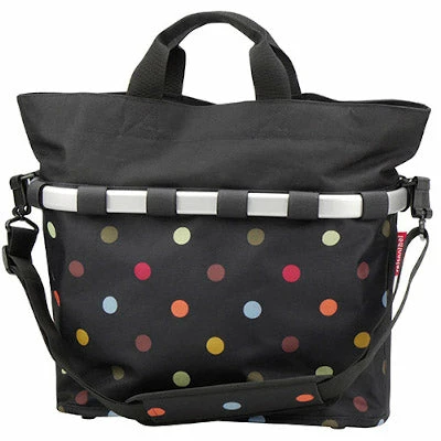 Sacoche Pour Porte-bagages Bikebasket Oval M Dots Klickfix 1 Sacoche Pour Porte-bagages Bikebasket Oval M Dots Klickfix