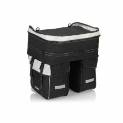 Sacoche Triple Vélo Sur Porte Bagage Arrière Traveller XLC