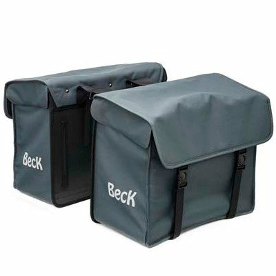Sacoche Vélo Double 45 L Grise Beck 1 Sacoche Vélo Double 45 L Grise Beck