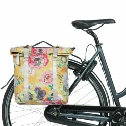 Sacoche Vélo Double Porte-bagage Amovible MIK Jaune Bloom Basil -Bike Boutique de vente sacoche velo double porte bagage amovible mik jaune bloom basil full 4