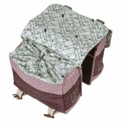 Sacoche Vélo Double Rouge Vintage 35L Boheme Basil -Bike Boutique de vente sacoche velo double rouge vintage 35l boheme basil full 3