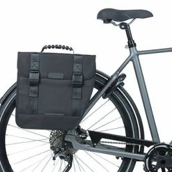 Sacoche Vélo Noire Pour Porte-bagage Arrière Tour Basil Droite -Bike Boutique de vente sacoche velo noire pour porte bagage arriere tour basil droite full 5