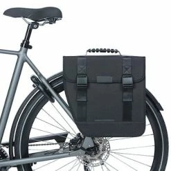 Sacoche Vélo Noire Pour Porte-bagage Arrière Tour Basil Gauche -Bike Boutique de vente sacoche velo noire pour porte bagage arriere tour basil gauche full 5