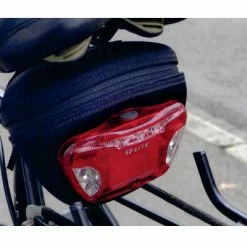 Sacoche Vélo Sur Tige De Selle Avec Fixation Feu - Q-Lite -Bike Boutique de vente sacoche velo sur tige de selle avec fixation feu q lite full 6