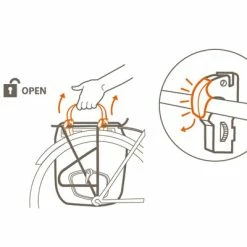 Sacoche Vélo Vaude Comyou Pro Sur Porte-bagages 26L -Bike Boutique de vente sacoche velo vaude comyou pro sur porte bagages 26l full 6