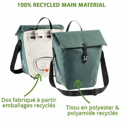 Sacoche Vélo Vaude ReCycle Pro 22L Sur Porte-bagages Arrière 6 Sacoche Vélo Vaude ReCycle Pro 22L Sur Porte-bagages Arrière – Image 6