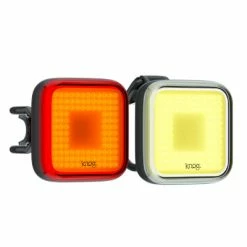 Set Feux Vélo Avant Et Arrière LED Blinder Square Knog