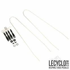 Set Garde-boue Aluminium 28 Pouces R'Light Stronglight - Argent -Bike Boutique de vente set garde boue aluminium 28 pouces r light stronglight argent full 4