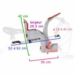 Siège Enfant Avant Pour Vélo WeeRide Classic -Bike Boutique de vente siege enfant avant pour velo weeride classic full 6