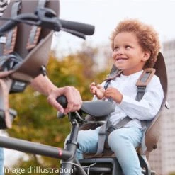 Siège Vélo Enfant Arrière Sur Porte-bagages Urban Iki -Bike Boutique de vente siege velo enfant arriere sur porte bagages urban iki marron full 4