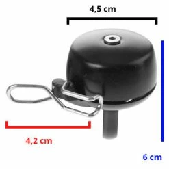 Widek Sonnette Vélo Design 45 Mm Noire Paperclip 5 Widek Sonnette Vélo Design 45 Mm Noire Paperclip -Bike Boutique de vente sonnette velo design 45 mm noire paperclip full 3