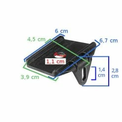 Hebie Support Contre Plaque Pour Béquille Centrale -Bike Boutique de vente support contre plaque pour bequille centrale full 3