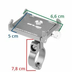 Support Smartphone Réglable Et Stable En Alu Pro 1 Gub Gris 8 Support Smartphone Réglable Et Stable En Alu Pro 1 Gub Gris -Bike Boutique de vente support smartphone reglable et stable en alu pro 1 gub gris full 3