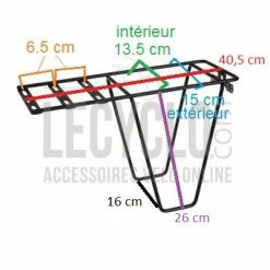 Support Supplémentaire Sur Porte-bagage Vélo - Steco -Bike Boutique de vente support supplementaire sur porte bagage velo steco full 4