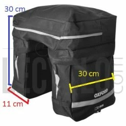 Oxford Triple Sacoche De Vélo Sur Porte-bagage Arrière -Bike Boutique de vente triple sacoche de velo sur porte bagage arriere full 3